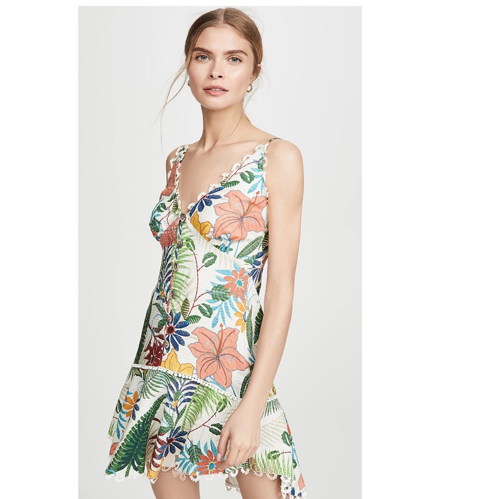Farm Rio Garden Mini Dress